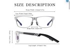 Reglaaly Blue Blocker High Quality Glasses W Case Cleaning Cloth And Screwdriver — photo 3