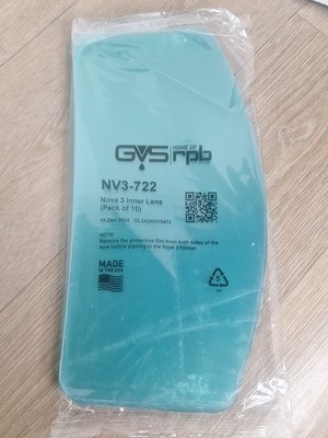 RPB NOVA 3 HELMET INNER LENS (PACK OF 10)