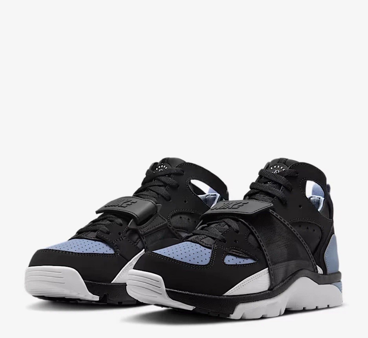 Nike Air Trainer Huarache Black Cool Blue IH4470-001 Men's Size 14