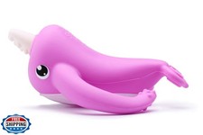 Smily Mia Narwhal Silicone Baby Teether for 3-6Months, Teething Toys 6-12Mont