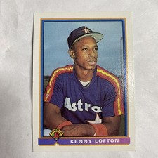 1991 Bowman Kenny Lofton Rookie #565 Houston Astros Baseball Card