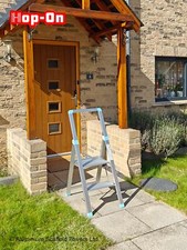 Slim Step Aluminium Compact Lightweight Folding Step Ladder, EN 14183 certified