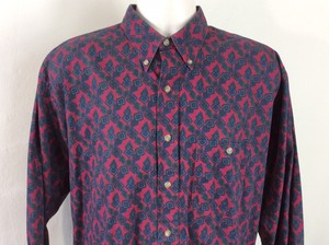 80s button down shirt