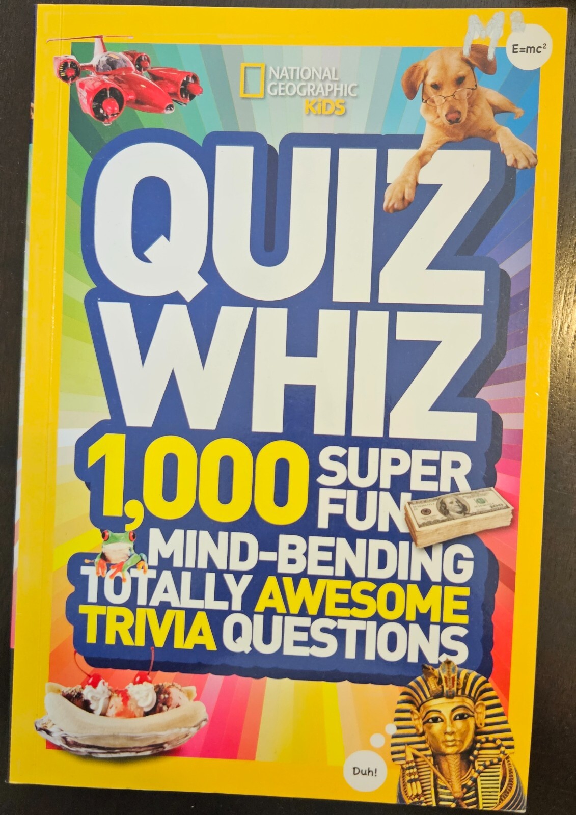 National Geographic Kids Quiz Whiz - 1000 Fun Mind-Bending Trivia Questions  