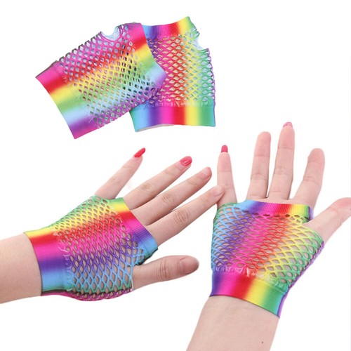 Fingerless Mesh Gloves Fishnet ventes exceptionnelles Gloves Women Halloween Costume