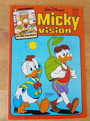 Mickeyvision 2. Series No. 8 1982 Z 0-1/1 with Sticker!