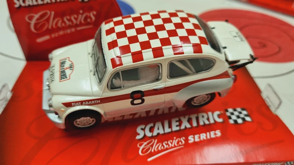 FIAT ABARTH 1000 RALLYE ORENSE 1967 SCALEXTRIC TECNI TOYS CAJA BOXED SEAT 600 - Imagen 3 de 4