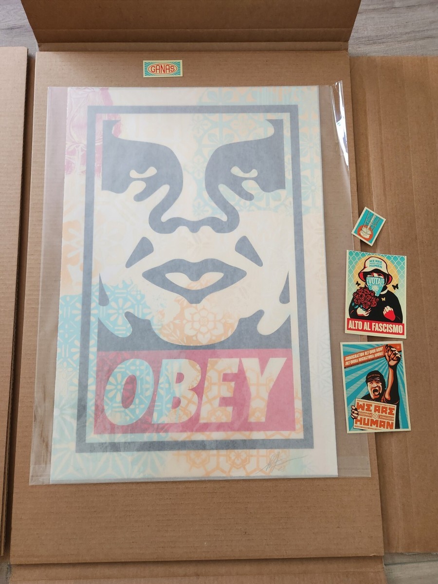 2023 Obey Icon HPM by Shepard Fairey #/100. SIGNED IN HAND SHIPS
