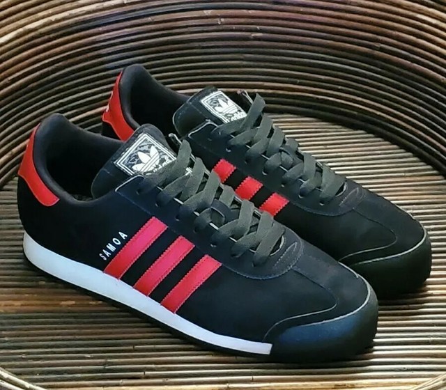 adidas samoa black and red