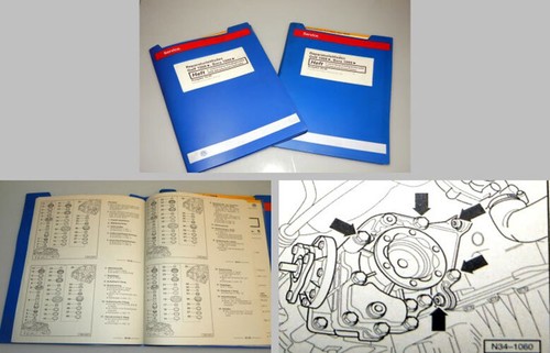 Reparaturleitfaden VW Golf 4 Bora 5/6 Gang Getriebe 02M + Achsantriebe DRV EEJ