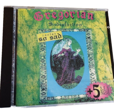 GREGORIAN - So Sad 4TR CDM 1991 NEW AGE / DOWNTEMPO   K9
