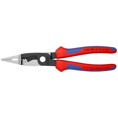 Knipex Elektroinstallationszange 200 mm Multifunktionskombination 13 82 200 