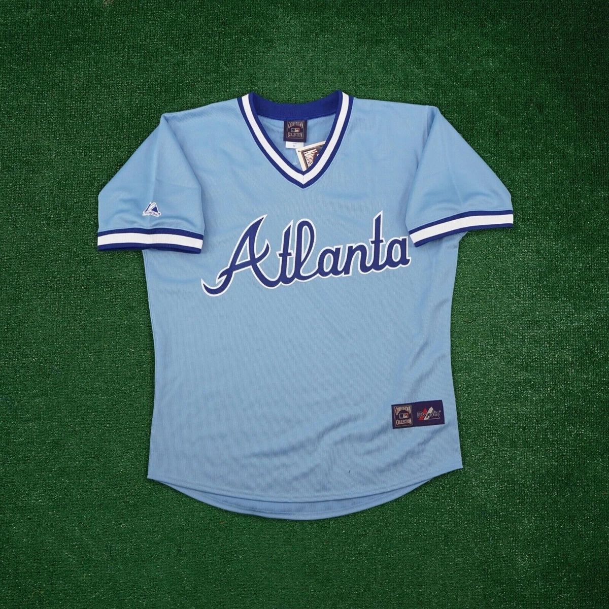 blue and white braves jersey