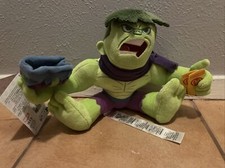 Marvel Holiday Hulk Plush Disney 8  New With Tags 