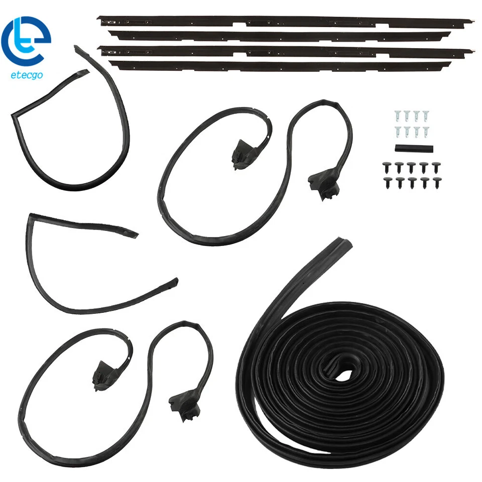 Juego de 9 sellos impermeables para Chevrolet 2 puertas Malibu/LeMans 1978-1981 Foto 3 de 4