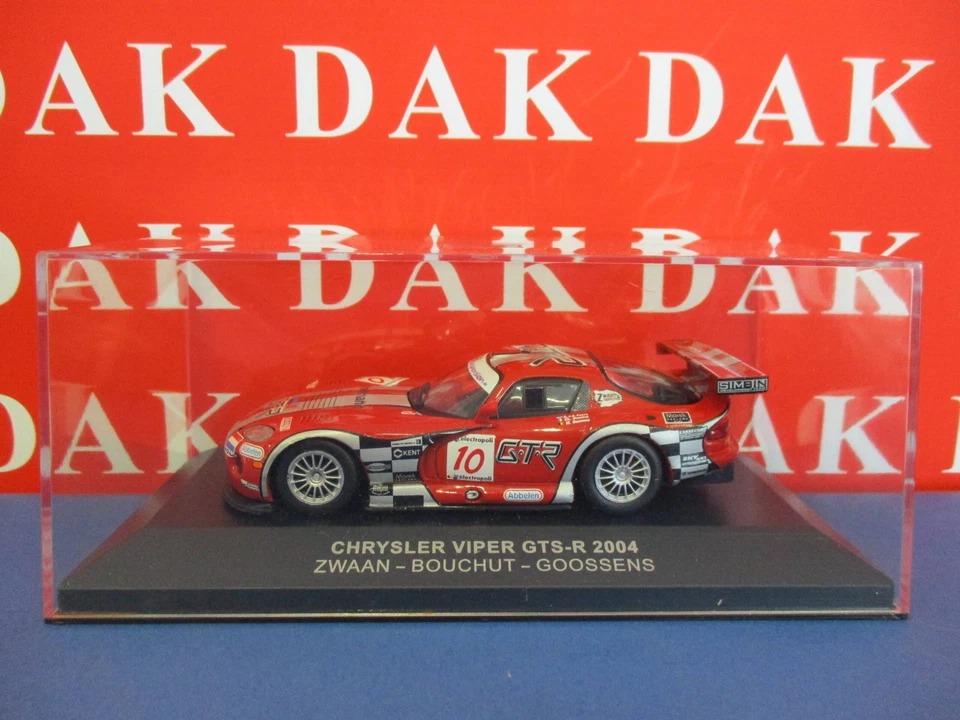 Die cast 1/43 Modellino Auto Chrysler Viper GTS-R Valencia FIA GT 2004 - Immagine 4 di 4