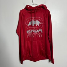 Ecko Function Hoodie Sweater Mens Red Size XL 90s Y2K