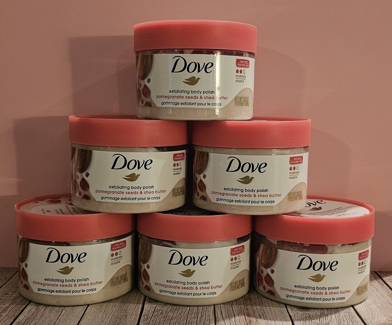 Exfoliating Body Polish 3 Jars- 10.5oz Each