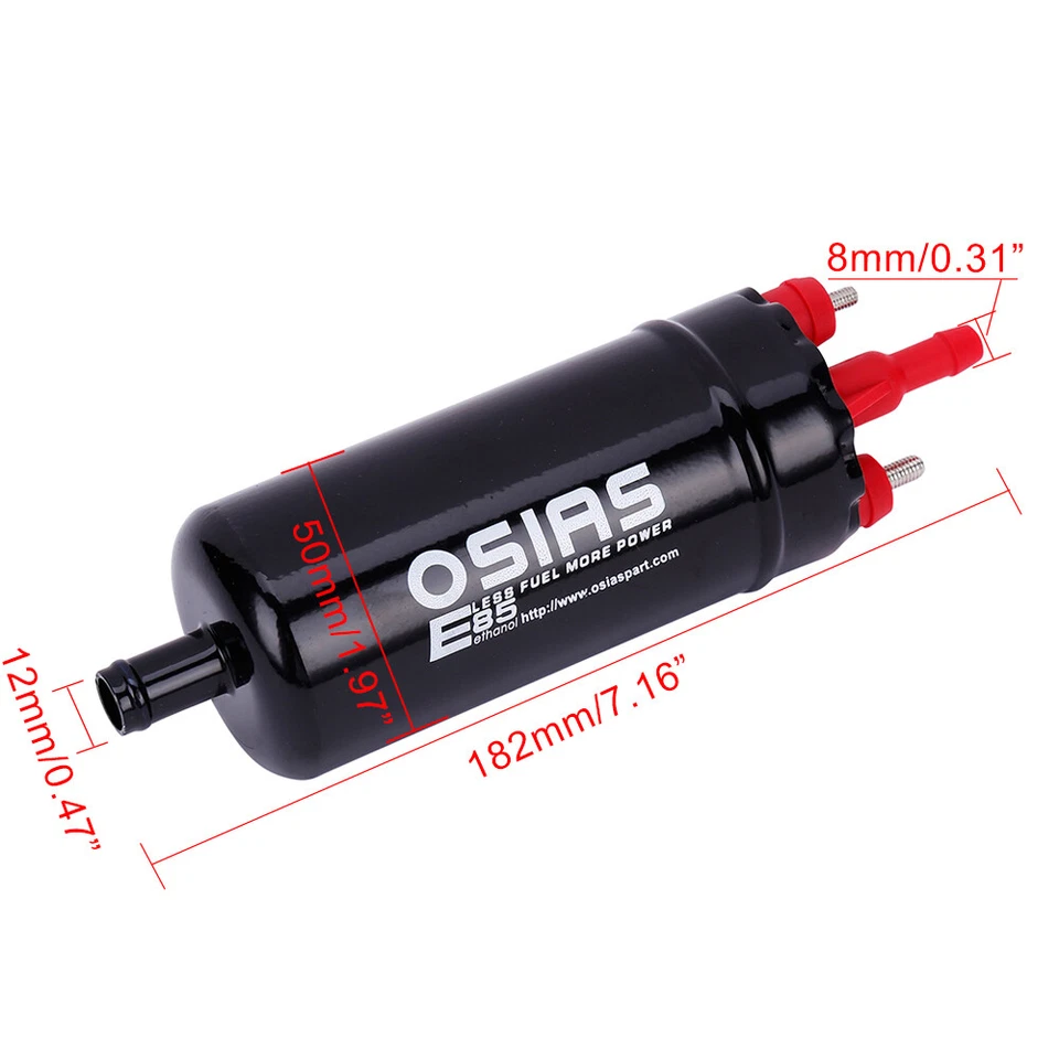 OSIAS BENZIN-KRAFTSTOFF-PUMPE 3-bar passend für ALFA BMW OPEL RENAULT PEUGEOT - Bild 4 von 4