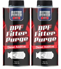 2x Diesel Particulate Filter Cleaner DPF REGENERATES UNBLOCKS SOOT 500ml each