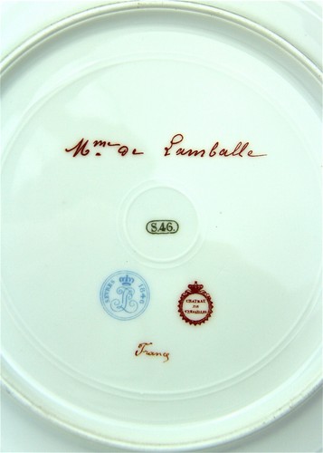 SEVRES 1846 WALL CABINET PLATE CHATEAU de VERSAILLES MUSEUM QUALITY PERFECT - Picture 7 of 7