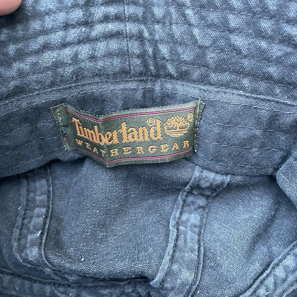 DE COLECCIÓN TIMBERLAND WEATHERGEAR LOGOTIPO DE ÁRBOL MARINO SOMBRERO CUBO PARA HOMBRE TALLA ÚNICA Foto 4 de 4