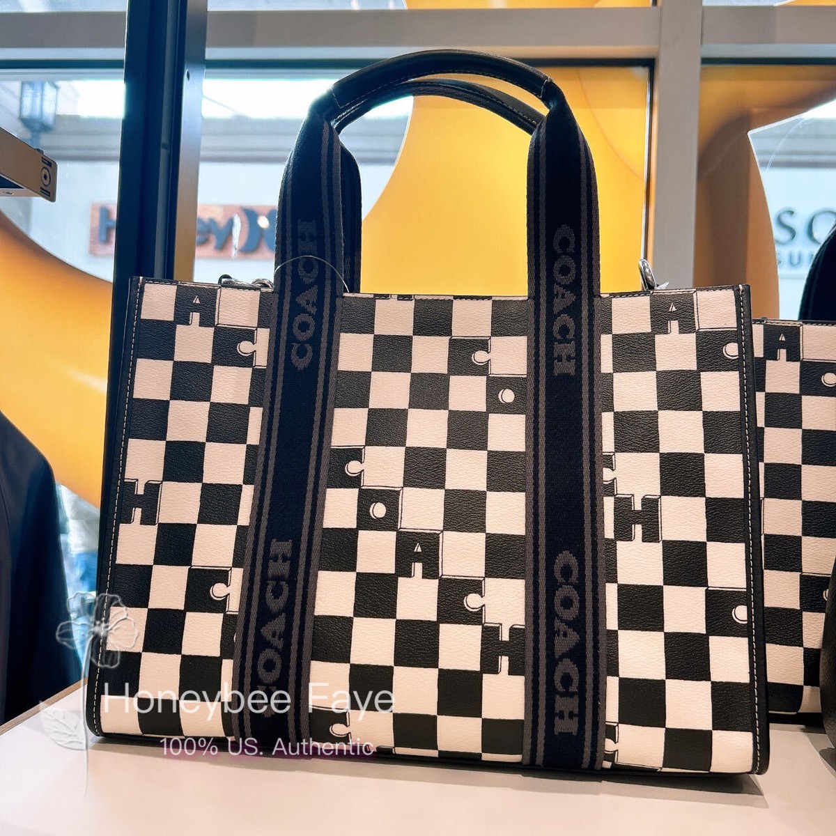 NWT Coach Smith Tote With Checkerboard Print CR101 | eBay
