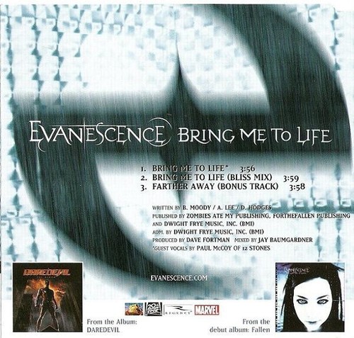 Evanescence – Bring Me To Life - Imagen 2 de 3