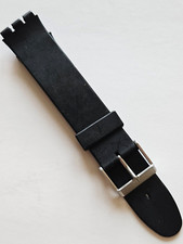 17mm - Swatch Replacement Rubber Watch Strap -  Stainless Steel Buckle 