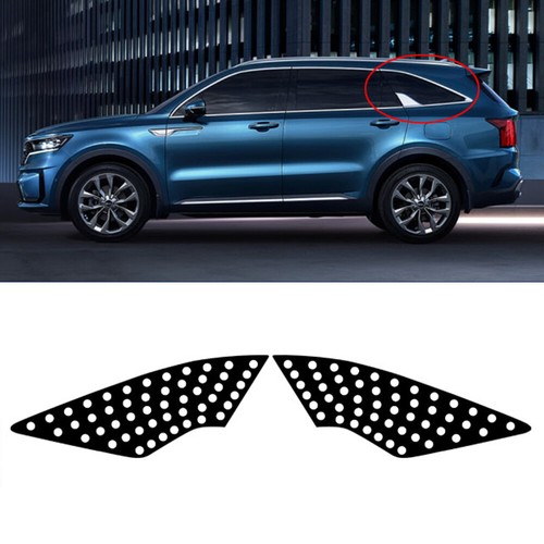 Rear C Pillar Decal Sticker Carbon Black for 2021 2022 Kia Sorento - Bild 2 von 5