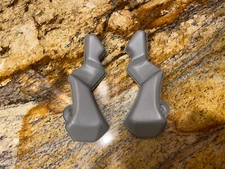 Riddell Speed Flex Football Helmet 1” Jaw Cheek Bladder Pads Large Gray