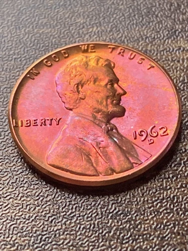 1962-D Lincoln Memorial Cent — photo from the most recent tracked eBay sale