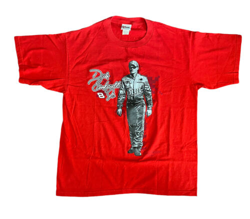 Vintage Chase Authentics Dale Earnhardt Jr #8 Full body Logo Crewneck  T-Shirt | eBay