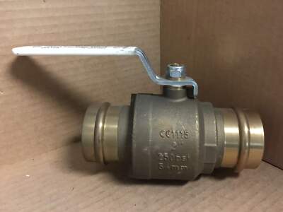 CIM C1220NL10 2'' Press Ball Valve; Brass (211452)