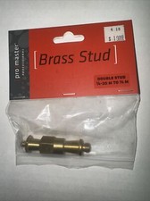 Pro Master Professional Brass Camera Mounting Double Stud 1/4-20 M To 3/8 M 5577
