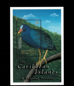 VINTAGE CLASSICS - Dominica 2001 - Birds - Souvenir Stamp Sheet- Scott 2315- MNH