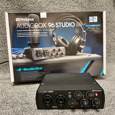 PreSonus AudioBox Studio Ultimate Bundle 25th Anniversary Edition FREE SHIPPING