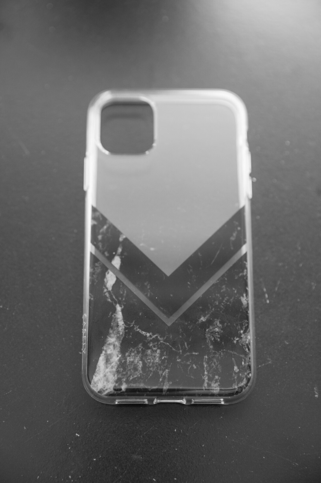 Casely iPhone 11 Marble Black Clear Protective Case-image