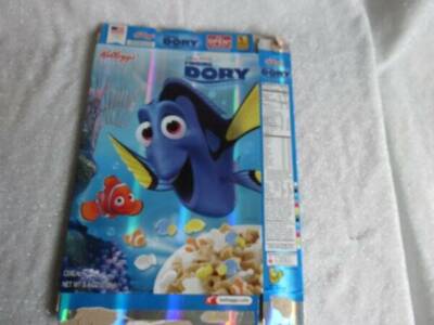 Kellogg's Disney Finding Dory 2015 Cereal Box