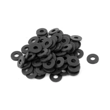 10pcs Flat Washers Black Nylon Washer M2 M2.5 M3 M4 M5 M6 M8 B10#B5