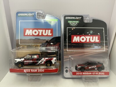 Greenlight 1:64 2 x Motul Nissan GT -R  30490 Ram 2500 30489