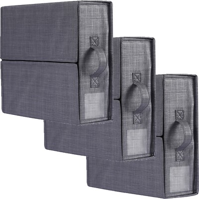 3 Pack Bed Sheet Organizers & Storage Queen /King Size Sheet Storage Buy 2 Get 1