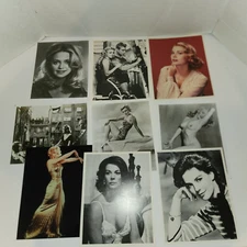 Lot of 9 Hollywood Actors/Actresses, Starlets, Photo Prints, Marilyn Monroe+