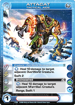 Chaotic Attacat Tactical Aide 3/100 ROTO 1st Edition Common Min