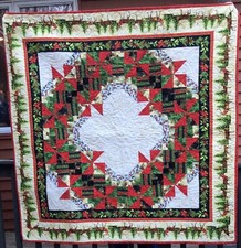 Reindeer wreath quilt