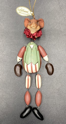 Decorazione Natalizia Vintage Collezione Katherine's Pendente 6” Gentleman Mouse - Foto 3 di 9
