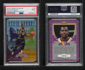 2012-13 Panini Crusade Crusade Purple /49 Kevin Durant #168 PSA 9 MINT