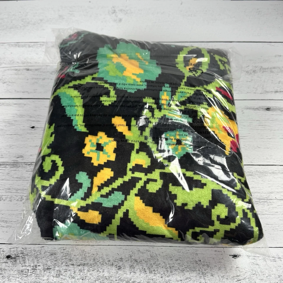 Sugar Skull Comfy Throw Blanket 60x48 Day of the Dead Soft Plush New - Image 4 of 4