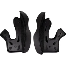 Moose Racing Cheek Pads for Air Intake Helmets - Black - Md