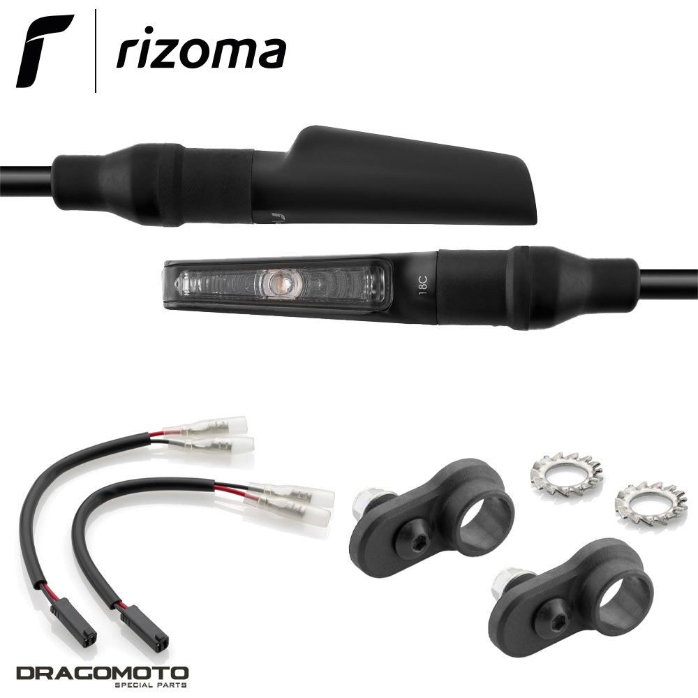 Clignotants CORSA pour Suzuki GSX-S 750 Z ABS 2017-2020 Rizoma TS110BM Noir